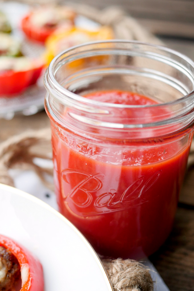  Passed tomatoes for low carb stuffed peppers 